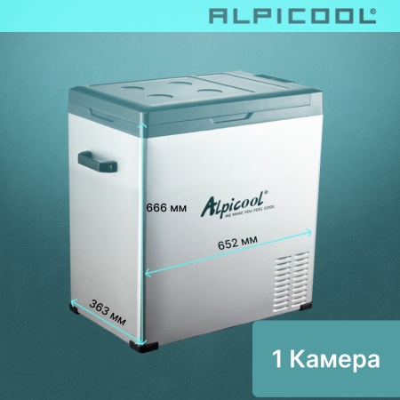 Компрессорный автохолодильник Alpicool C75 (12/24V)